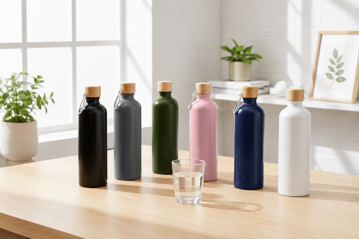 Alicante Aluminium Bottle incl print