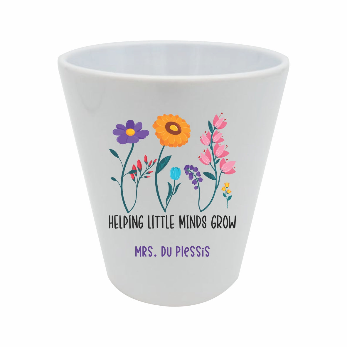 12oz Planter pot incl print