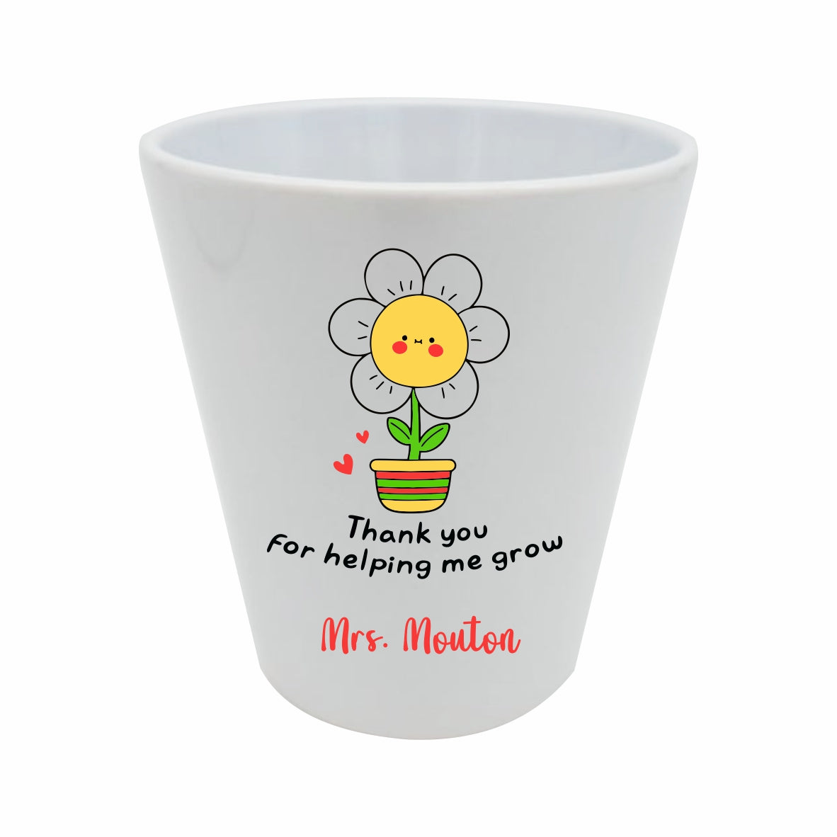 12oz Planter pot incl print