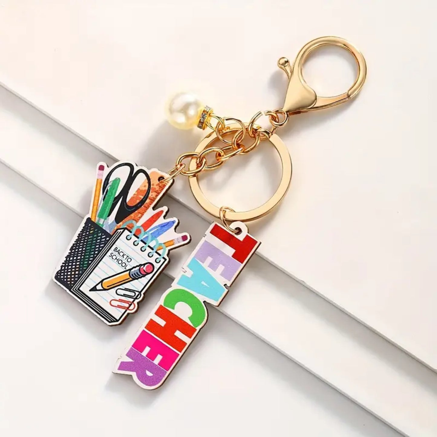 Teacher keyring