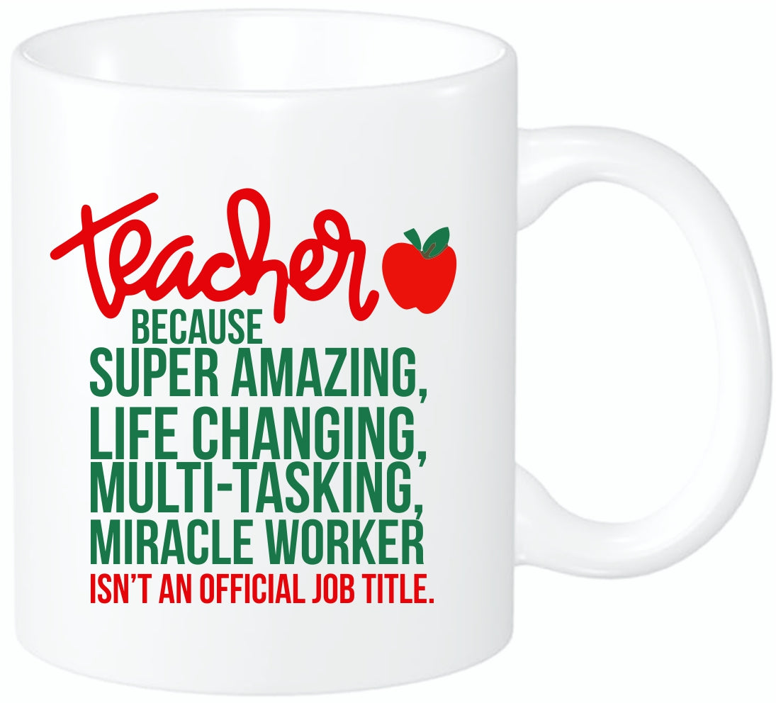 Teacher appreciation mug