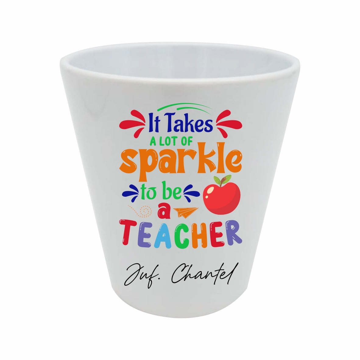 12oz Planter pot incl print