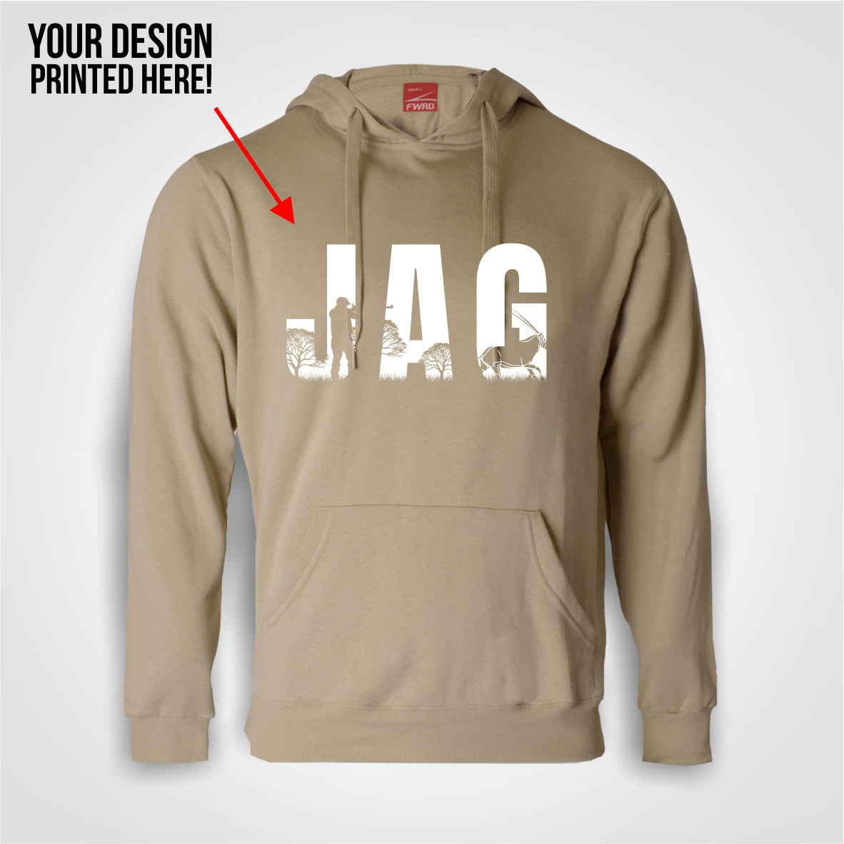 A4 DTF printed Unisex Hoodie (XS - XL)