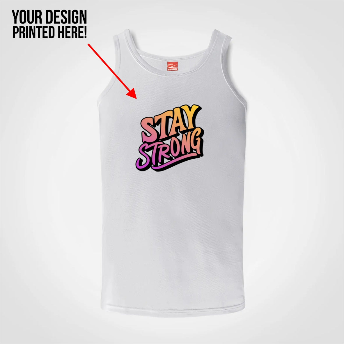 A5 DTF printed Active Vest