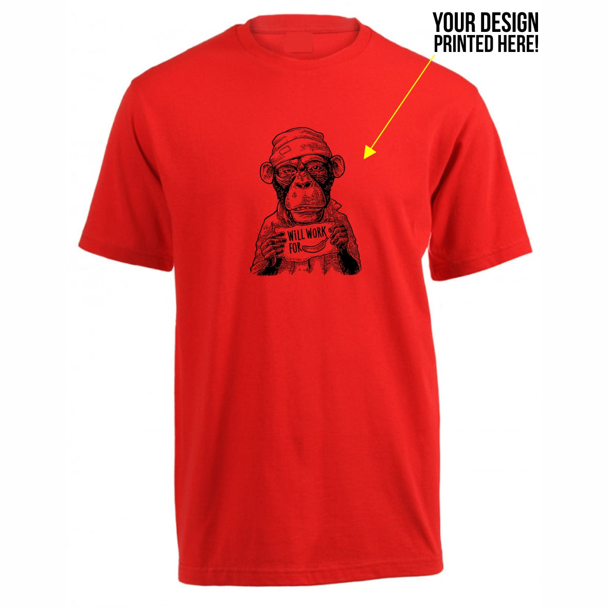 A5 DTF printed lightweight T-shirt