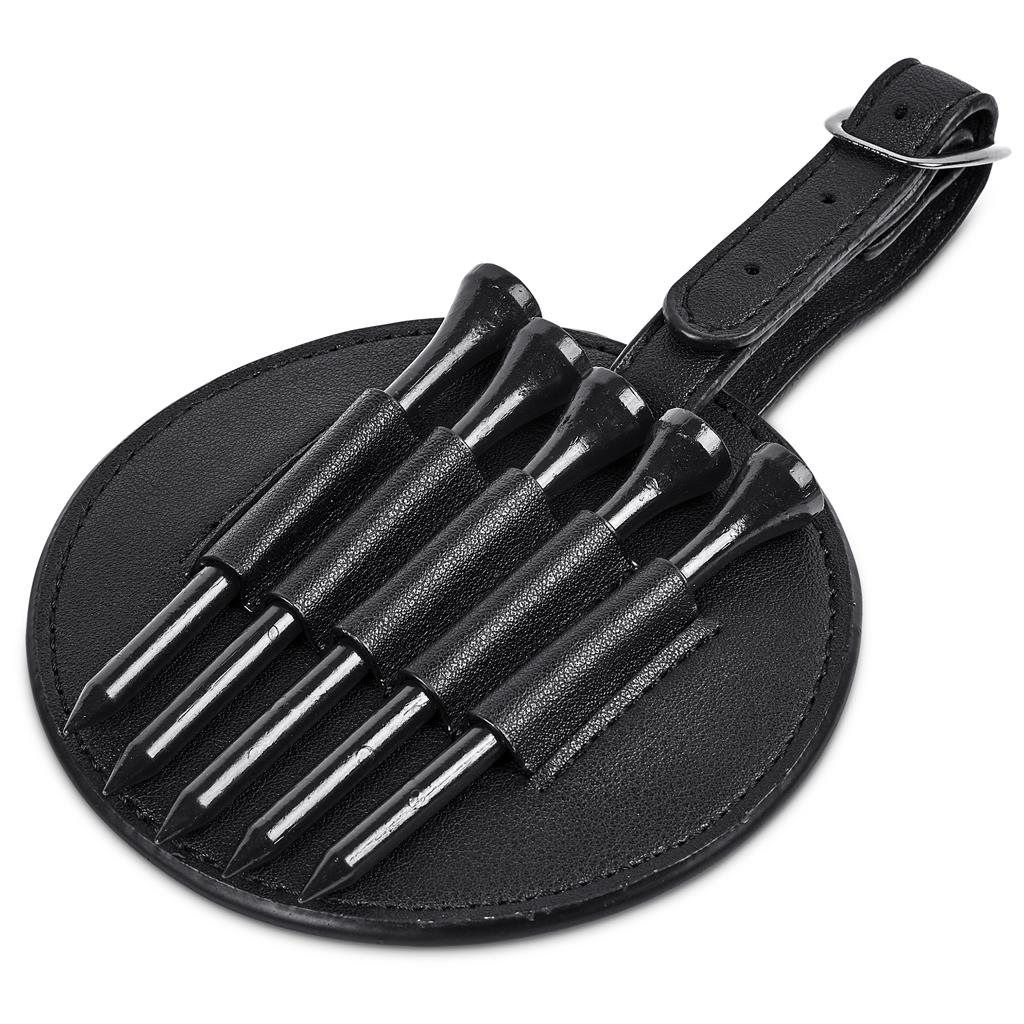 Golf tees & tag holder