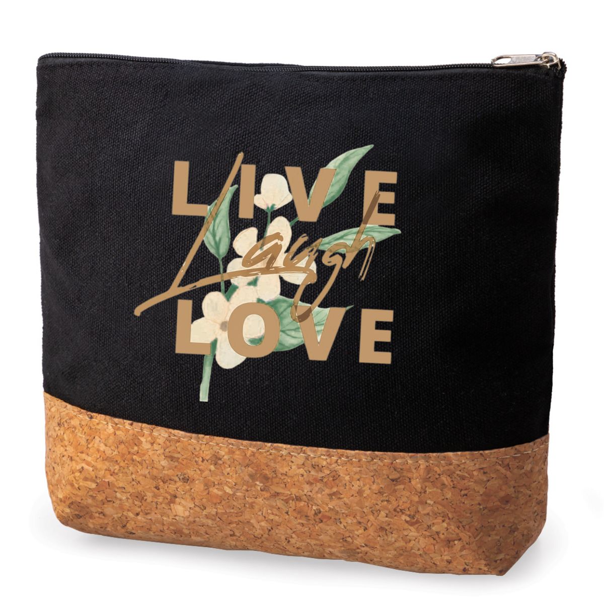 Cork Toiletry Bag with print