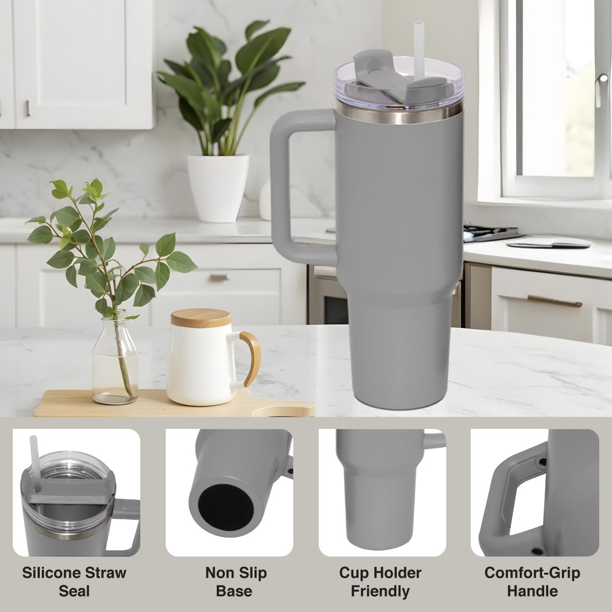 1200ml Stainless Steel Mug