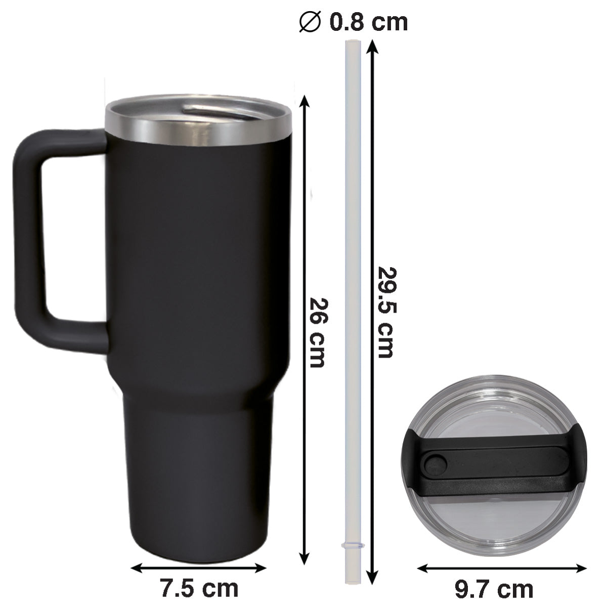1200ml Stainless Steel Mug