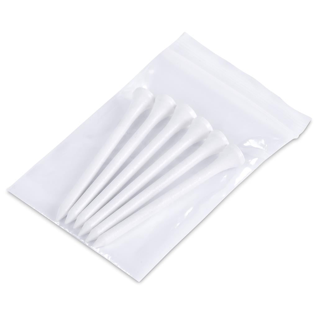 Branded Golf Tees - Pack of 6