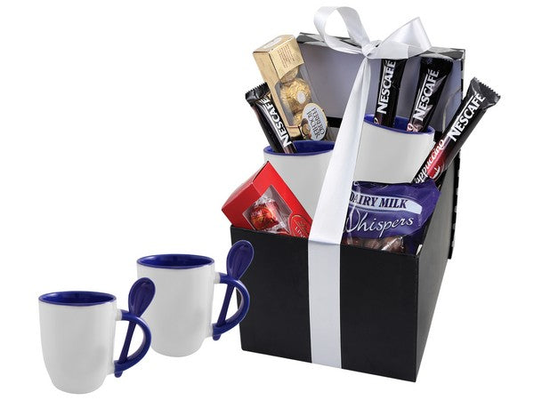 Blue Whirl Coffee Hamper incl print