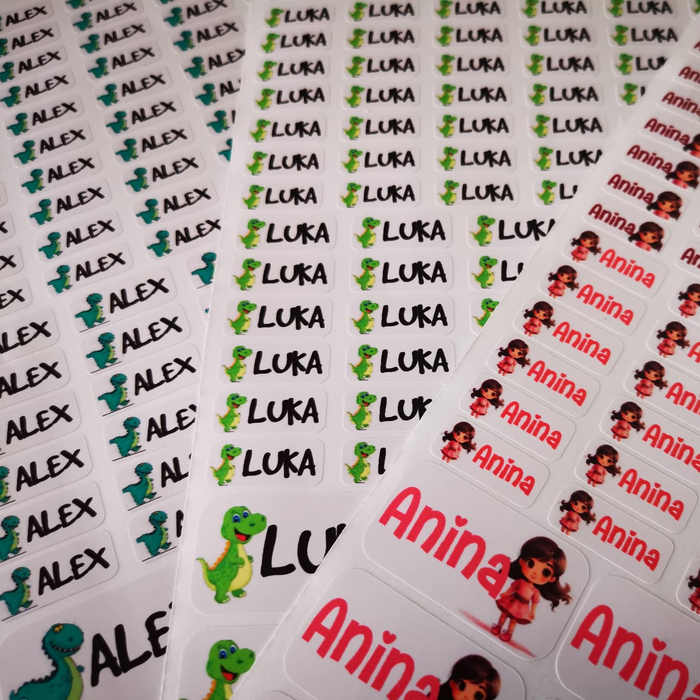 A4 sheet School Labels