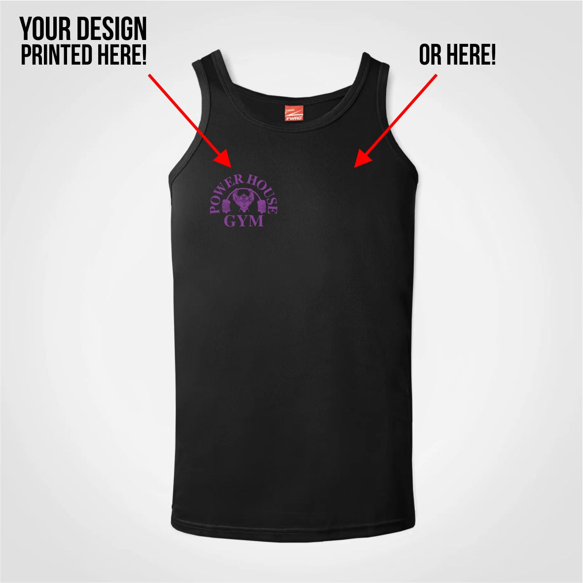 A6 DTF printed Active Vest