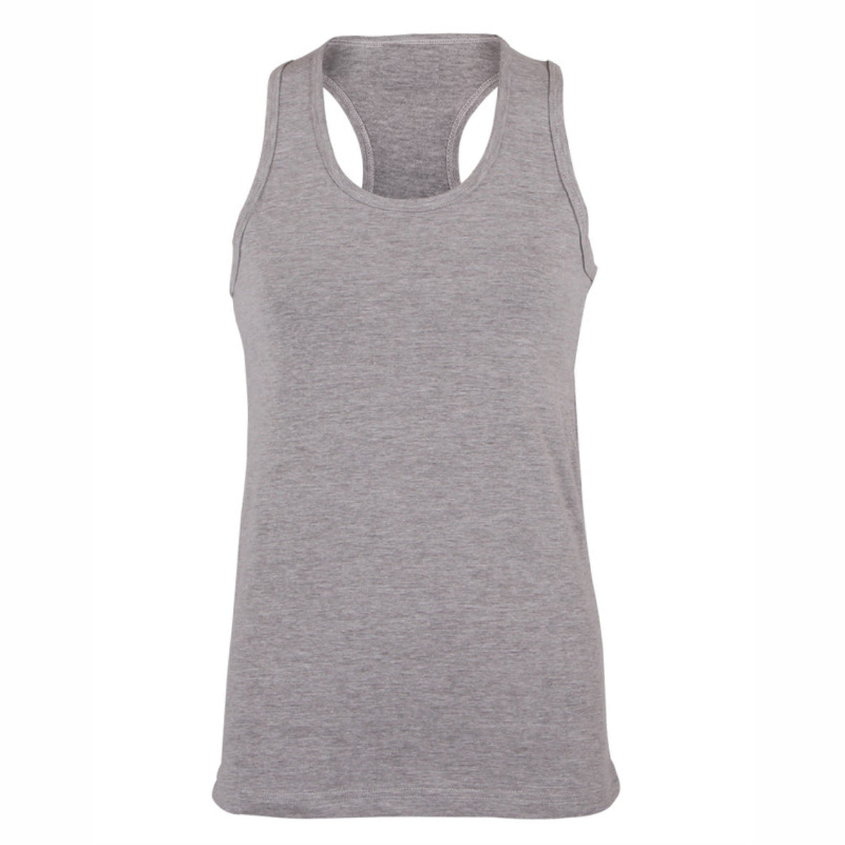 A5 DTF print on ladies racerback tee