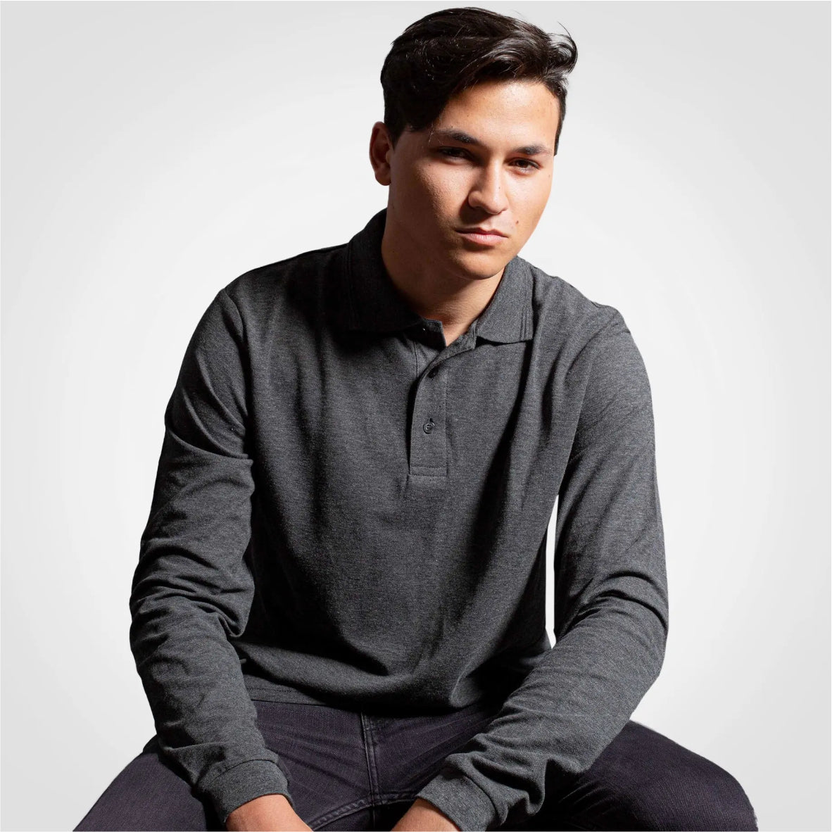 Embroidered Unisex Long sleeve golfer