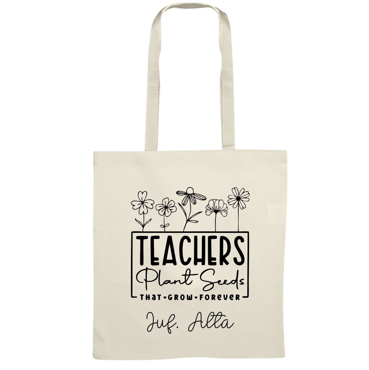 Teacher tote bag - incl print