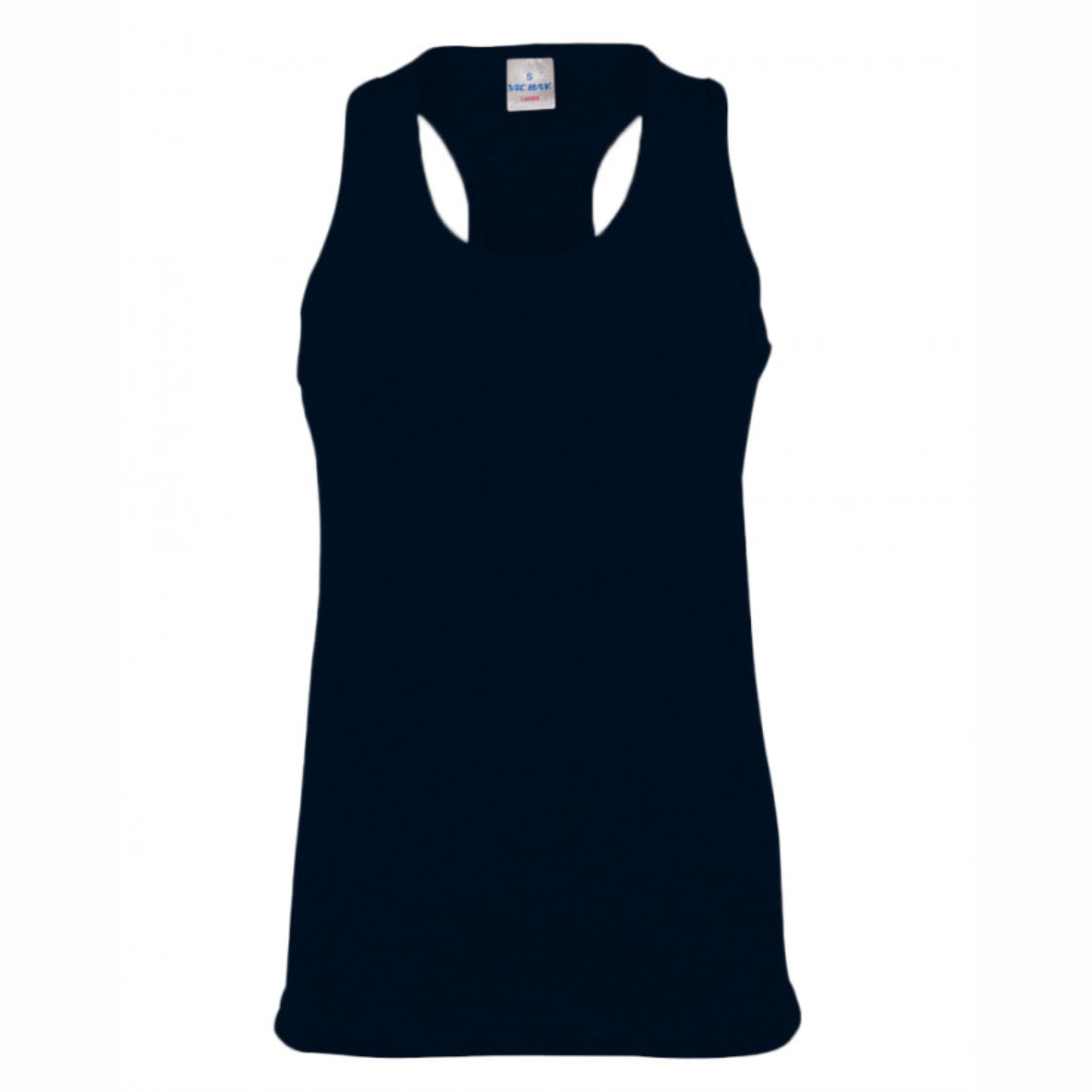 Ladies 100% cotton racerback