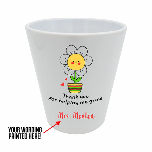 12oz Planter pot incl print