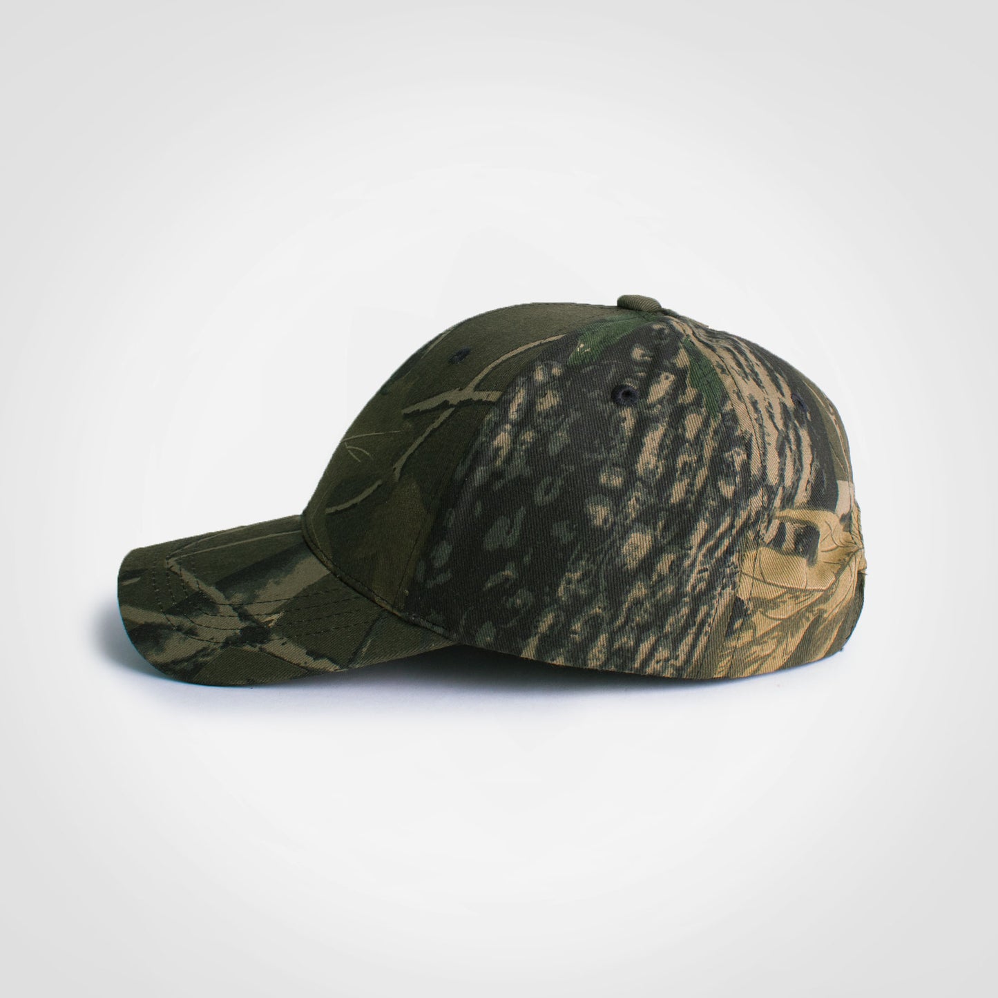 6 Panel Forrest Camo Cap