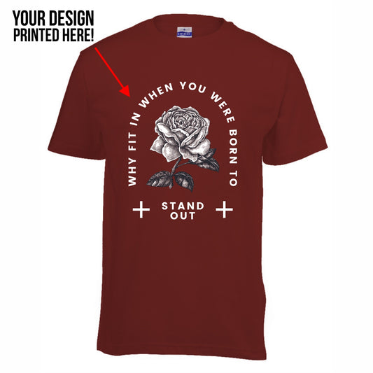 A3 DTF print on heavyweight T-shirt (XXL-5XL)