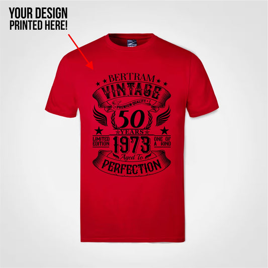 A3 DTF print on a premium t-shirt