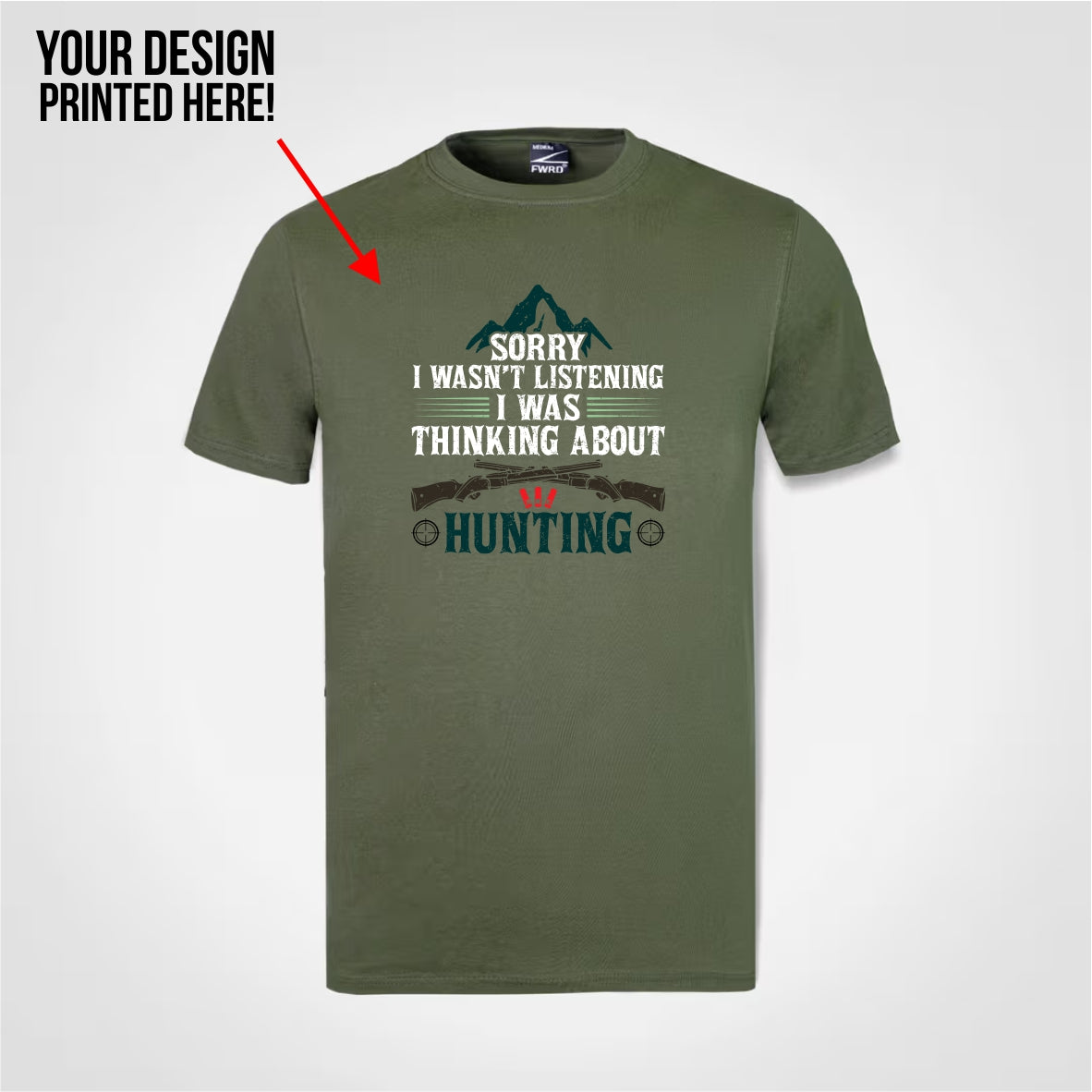 A4 DTF print on a premium t-shirt