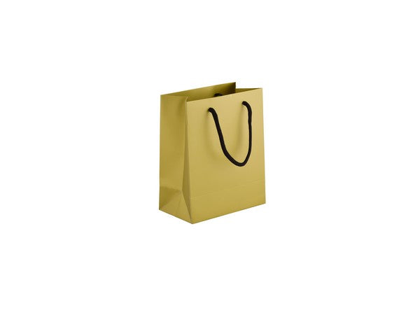 PACK OF 5 - 230gsm Matte Gift Bag - Gold