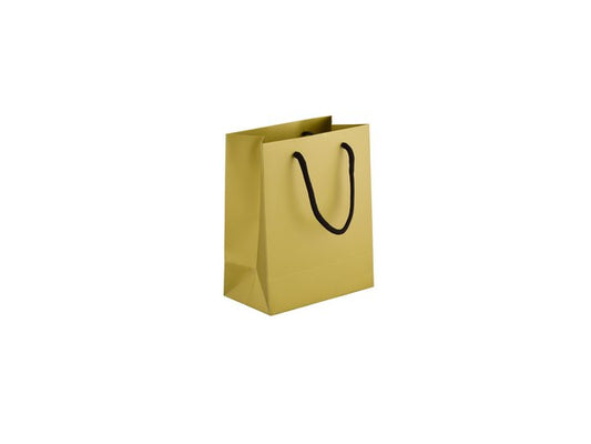 PACK OF 5 - 230gsm Matte Gift Bag - Gold