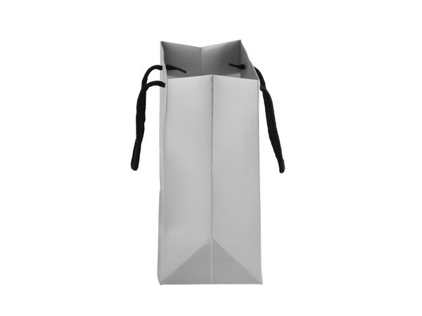 PACK OF 5 - 230gsm Matte Gift Bag - Silver