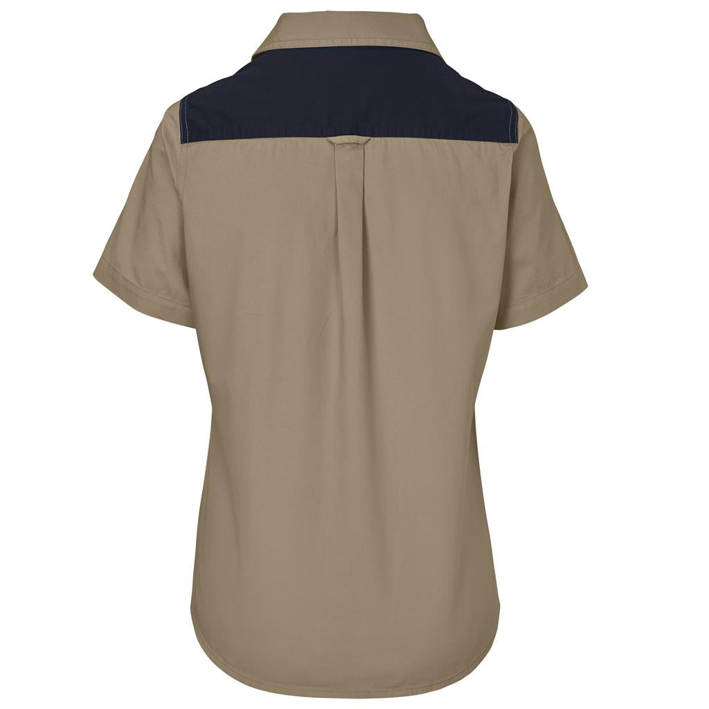 Ladies Serengeti 2 tone bush shirt