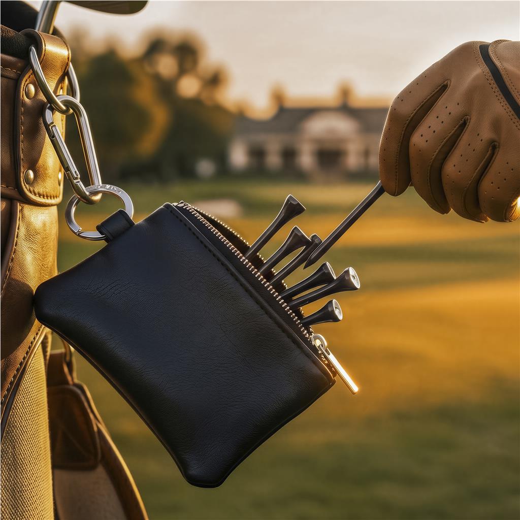 20 x Golf Tees & Pouch Set