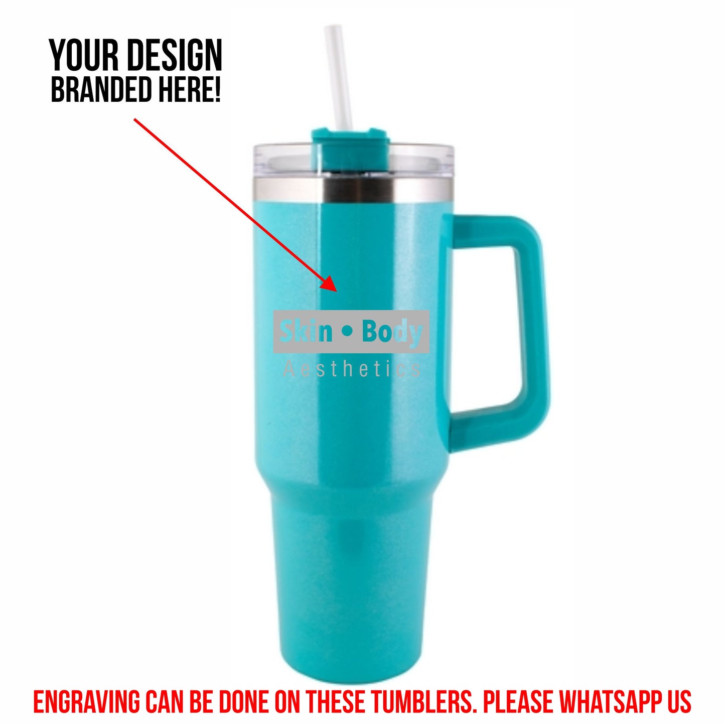 1200ml Glitter Travel Mug