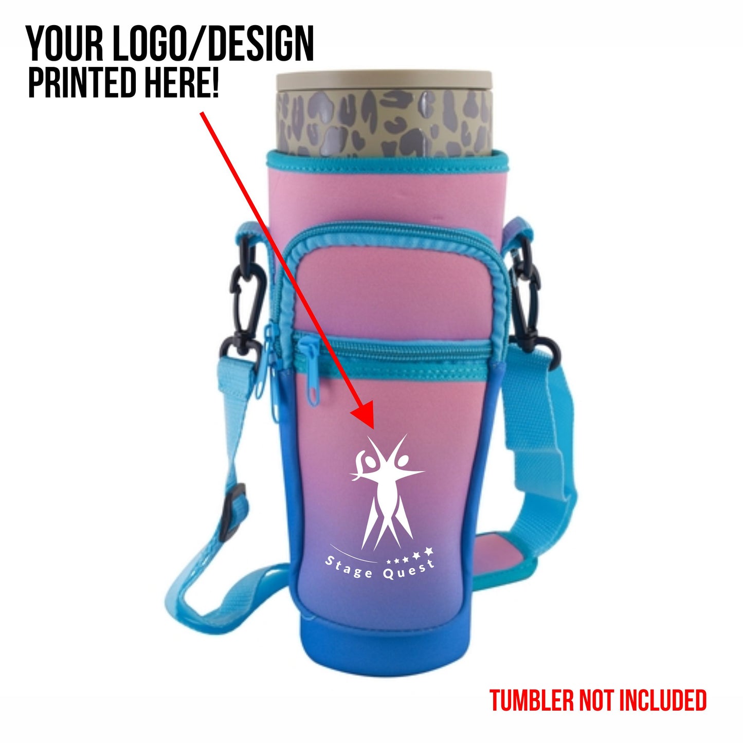 Tumbler carrier pouch