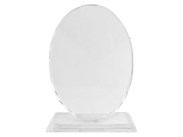 Oval Crystal Trophy