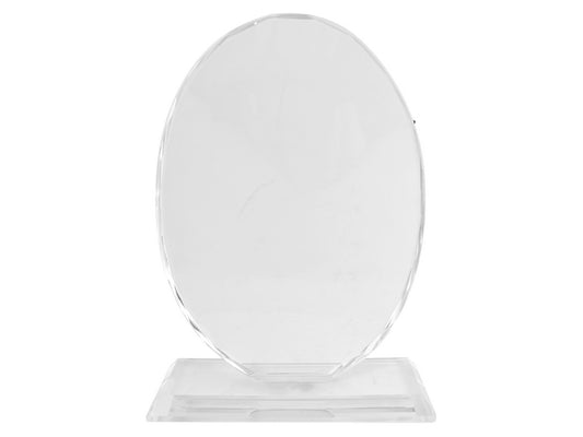 Oval Crystal Trophy