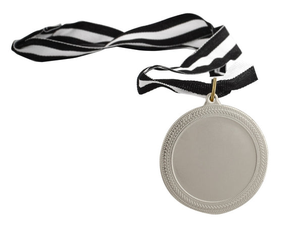Medal with ribbon + dome