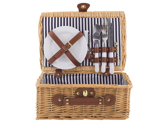 2-Person Rattan Picnic Basket