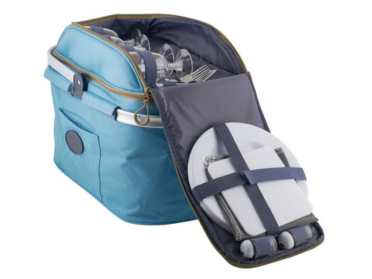 4-Person Picnic Caddy & Cooler + Dome sticker