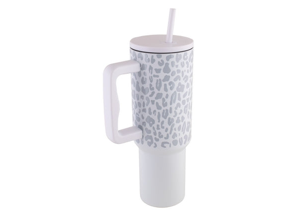 1200ml Leopard Print Travel Mug