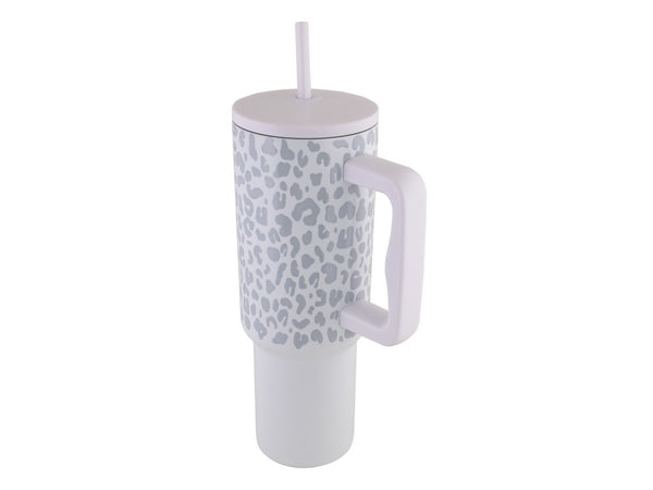 1200ml Leopard Print Travel Mug
