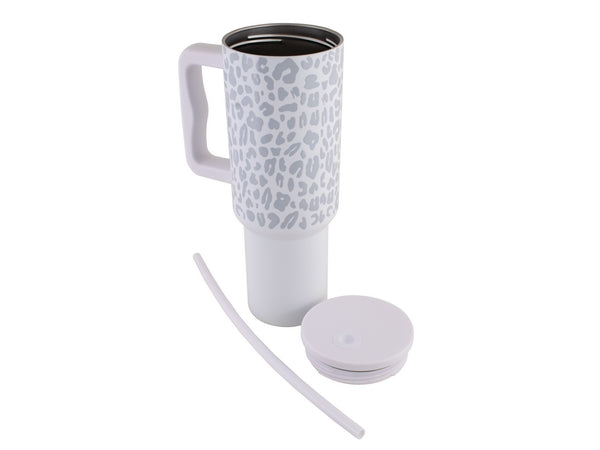 1200ml Leopard Print Travel Mug