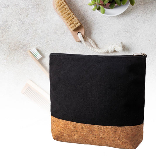Cork Toiletry Bag with print