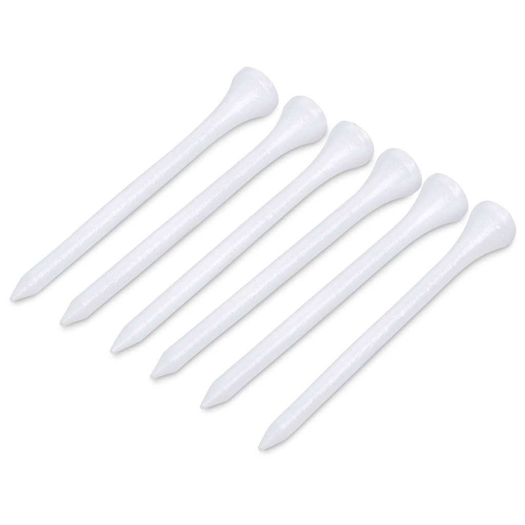 Branded Golf Tees - Pack of 6