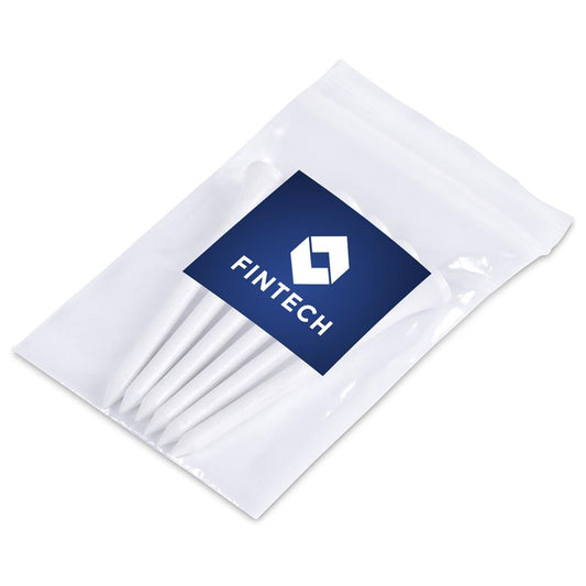 Branded Golf Tees - Pack of 6