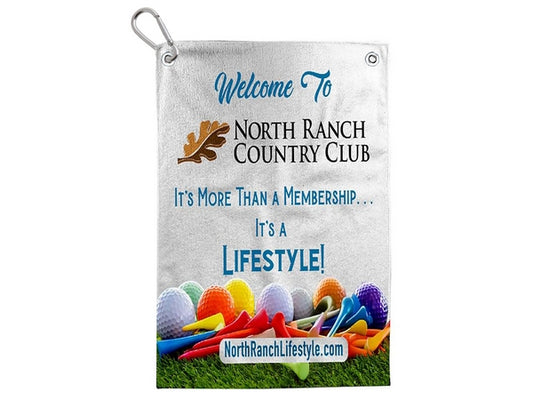 Fluffy Custom Single-Sided Golf Towel incl Print