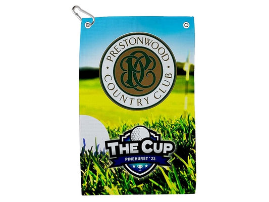 Smooth Custom Single-Sided Golf Towel incl Print