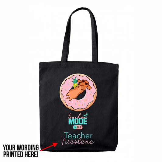 Teacher tote bag - incl print