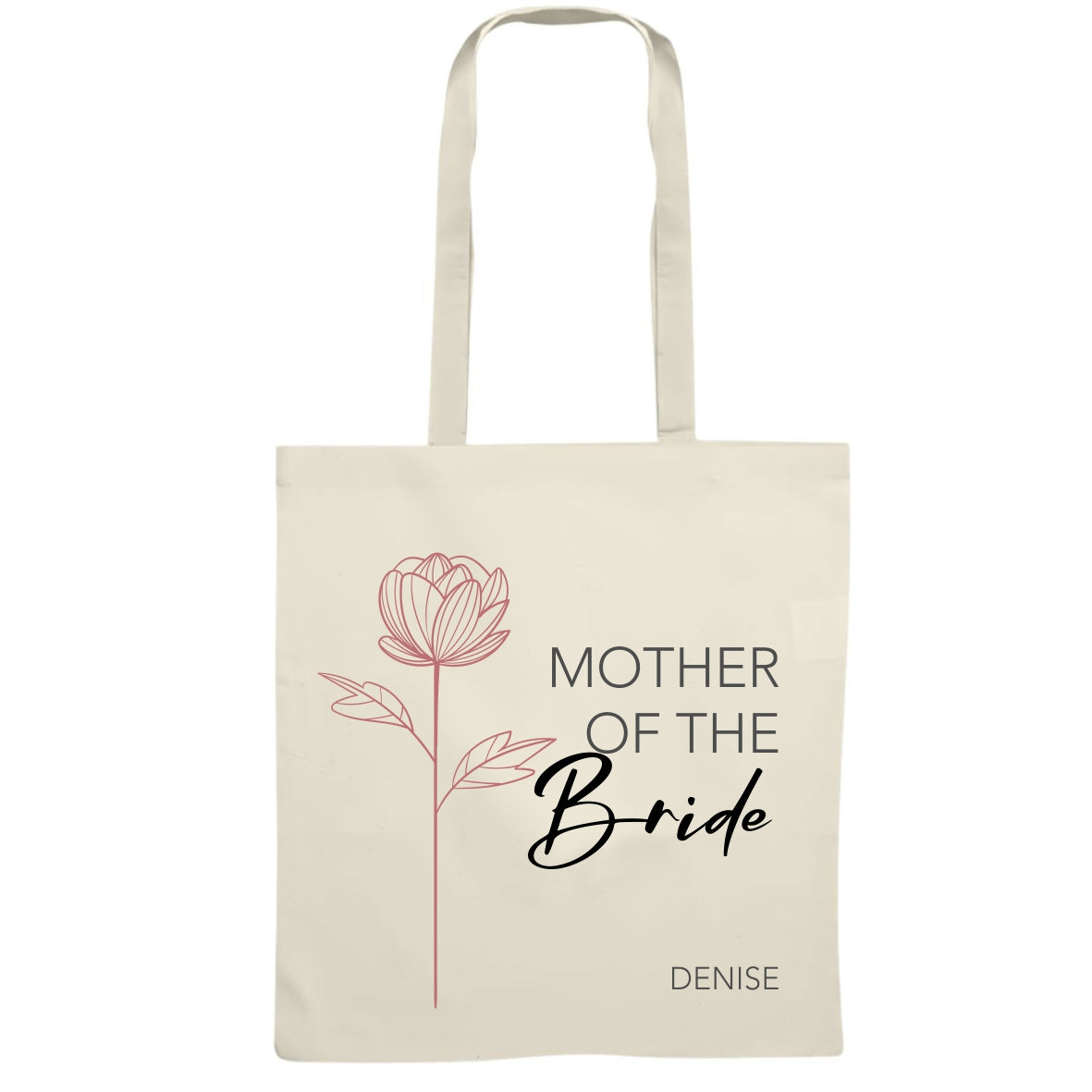 Bridal party tote bag - incl print