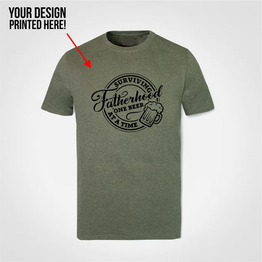 A4 DTF print on a Premium melange t-shirt