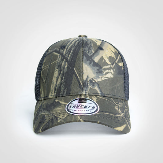 Camo trucker cap